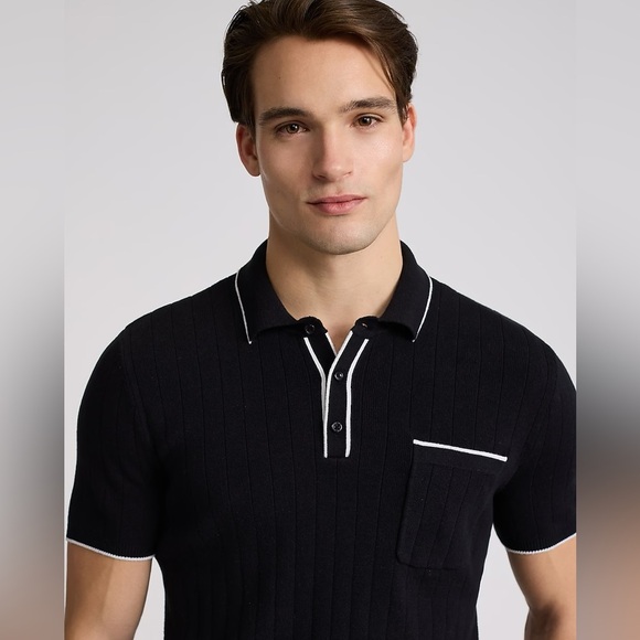 Express Men's Black Polo Shirt - Picture 5 of 5
